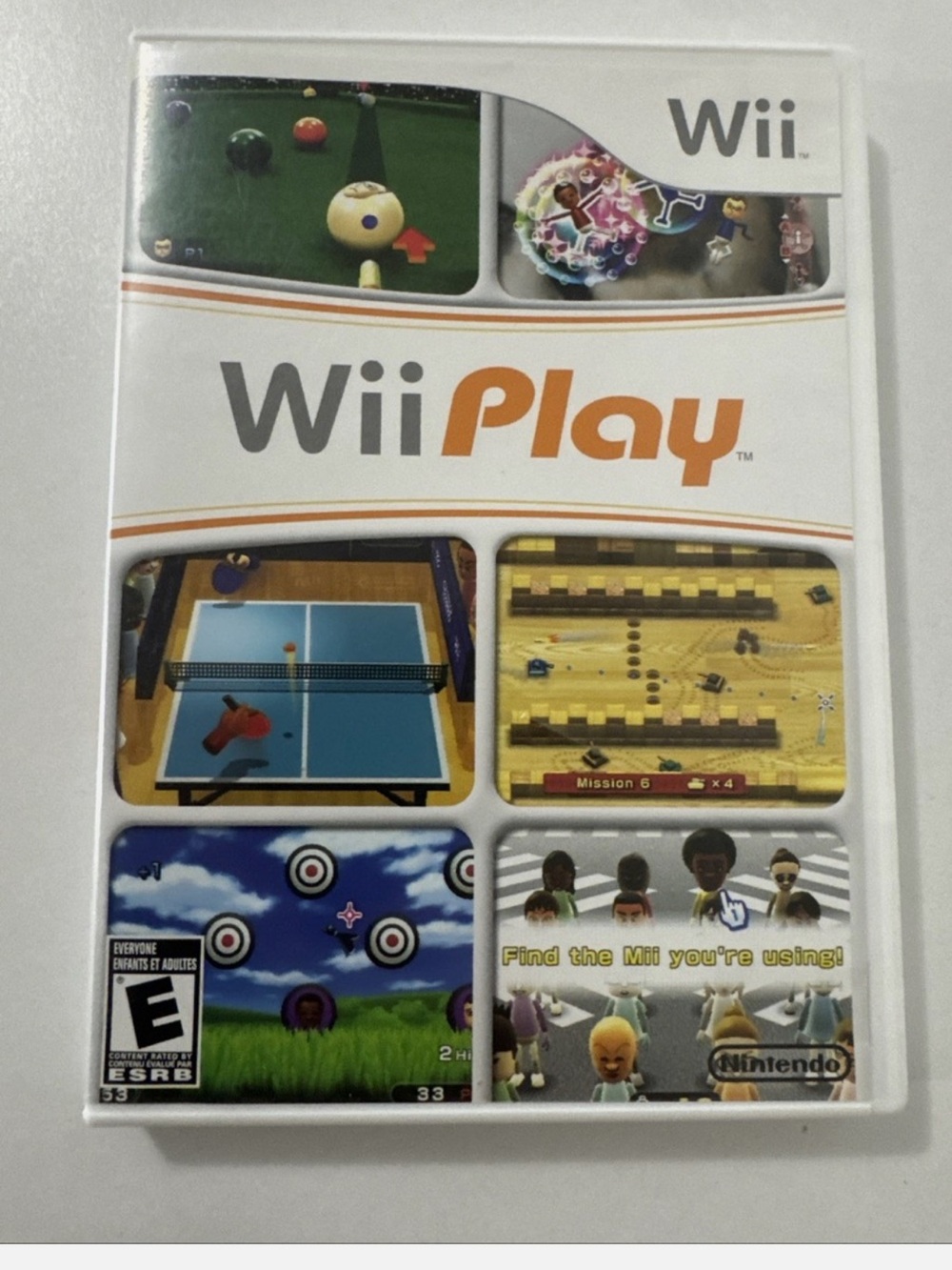 Wii Play Nintendo 2007 Video Game CIB